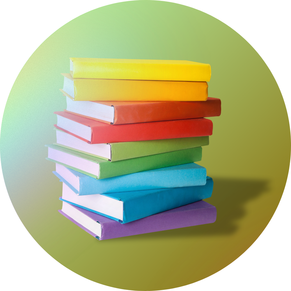 Ilustração Biblioteca Livros Fraternidade Estrela Íris Casa Espiritualista São Leopoldo