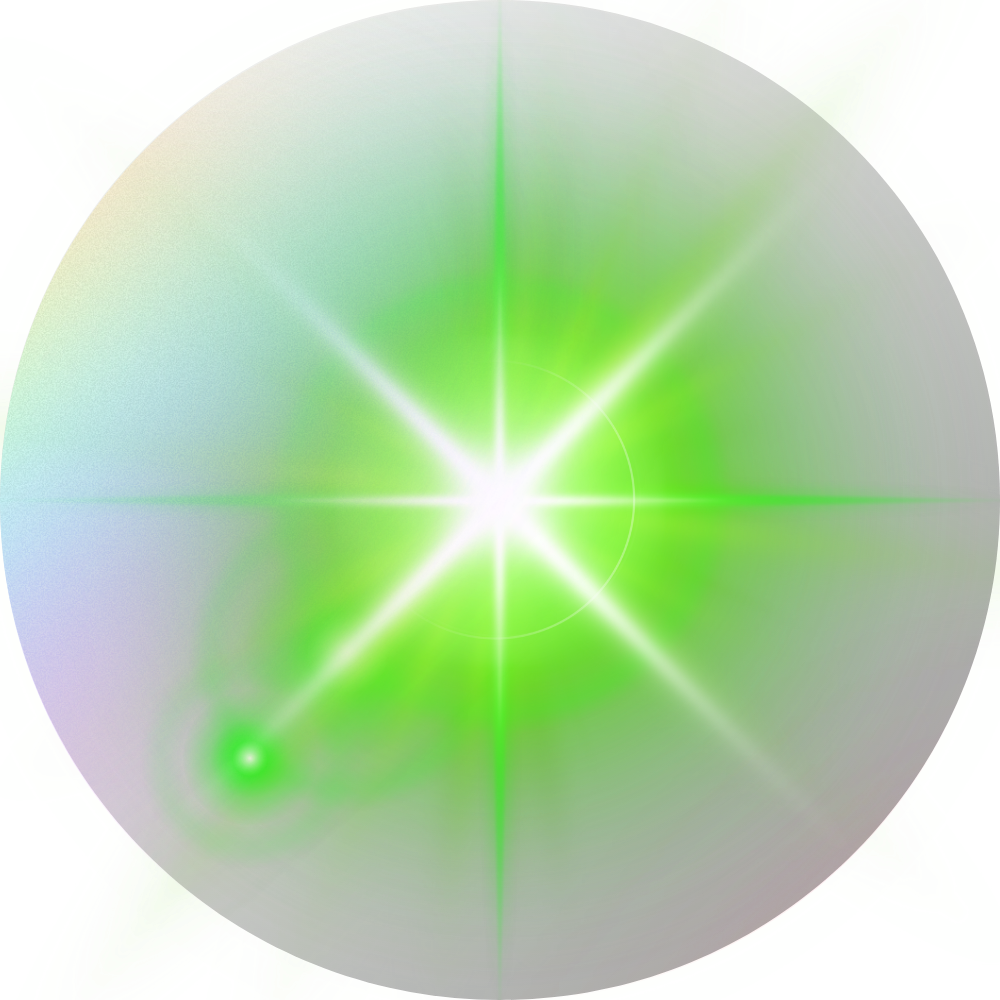 Ilustração energia saúde espiritual chama verde